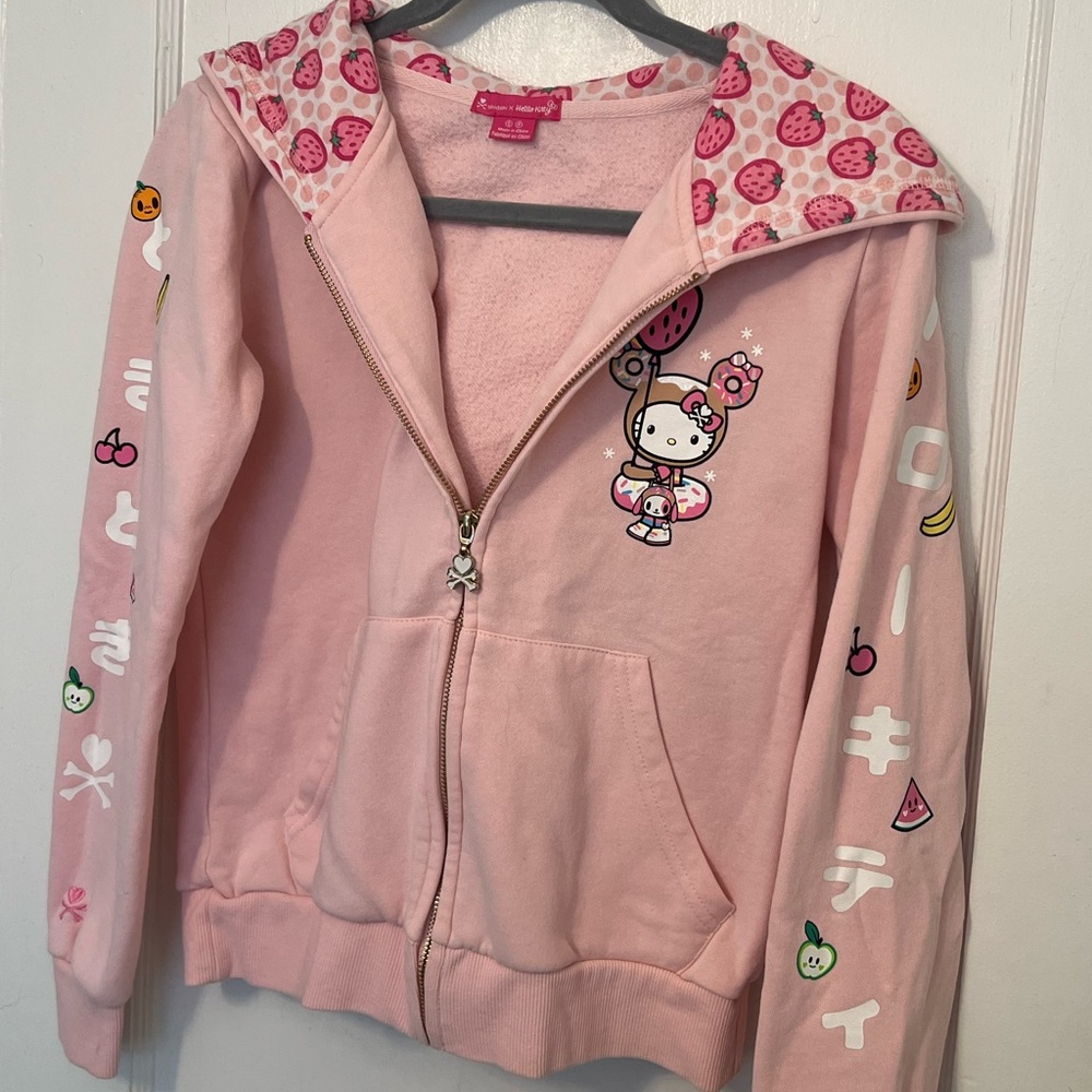 Tokidoki hello kitty strawberry hoodie limited edition